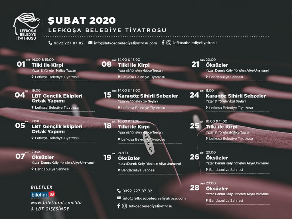 Şubat 2020 Programı
